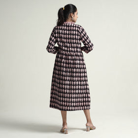  Bagh Block Printed Cotton Dress 
