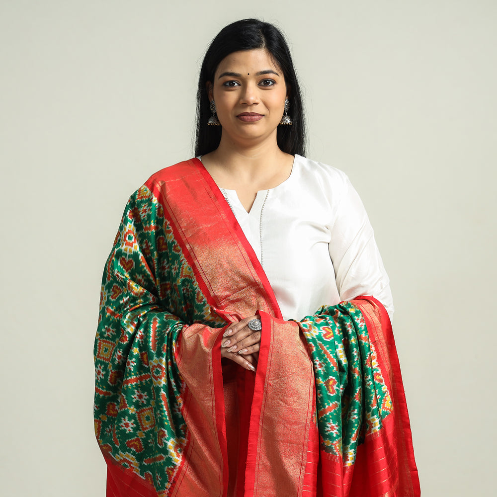 pochampally silk dupatta