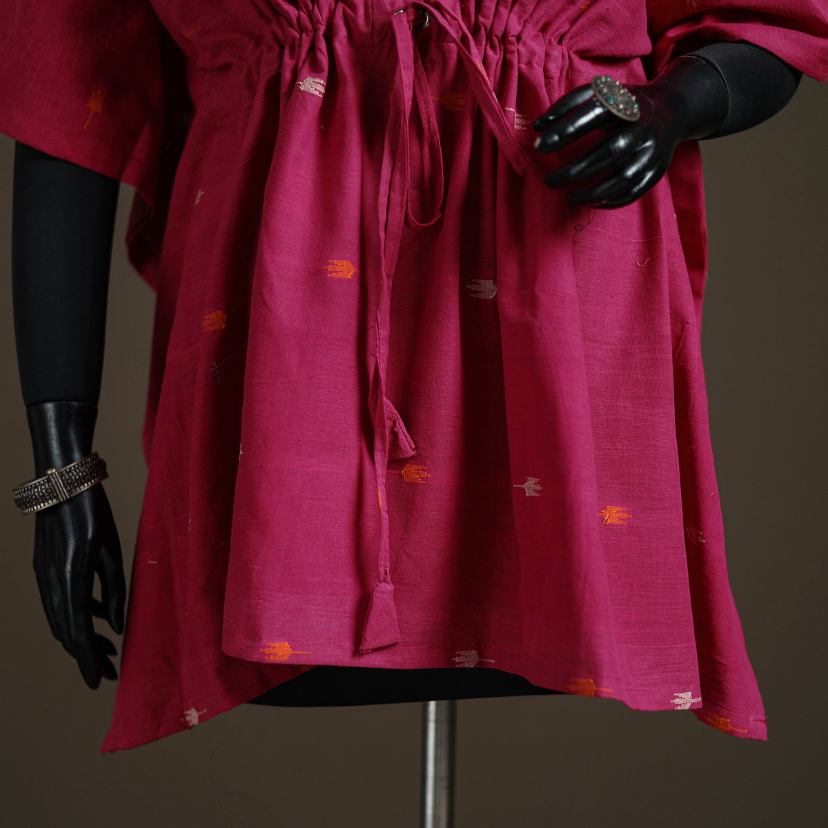 Jacquard Cotton Short Kaftan 124