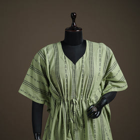 Jacquard Cotton Short Kaftan 125