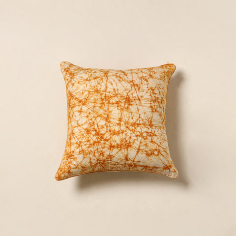 Beige - hand batik cotton cushion cover 70 - handcrafted