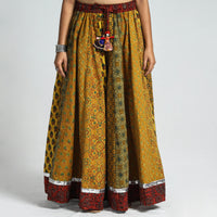 ajrakh long skirt 