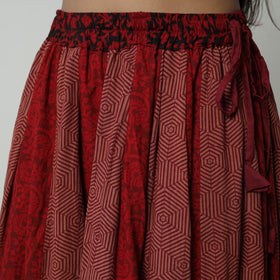 Multicolor - bagh skirt with 24 kali patchwork 09