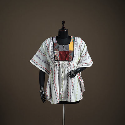 Jacquard Cotton Short Kaftan 126