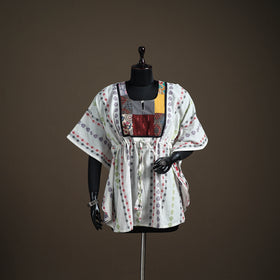 Jacquard Cotton Short Kaftan 126