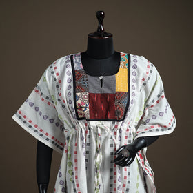 Jacquard Cotton Short Kaftan 126