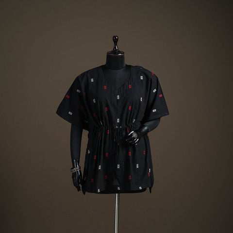 Jacquard Cotton Short Kaftan 127