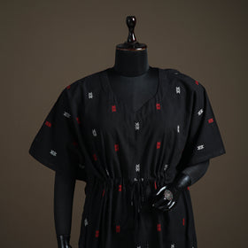 Jacquard Cotton Short Kaftan 127