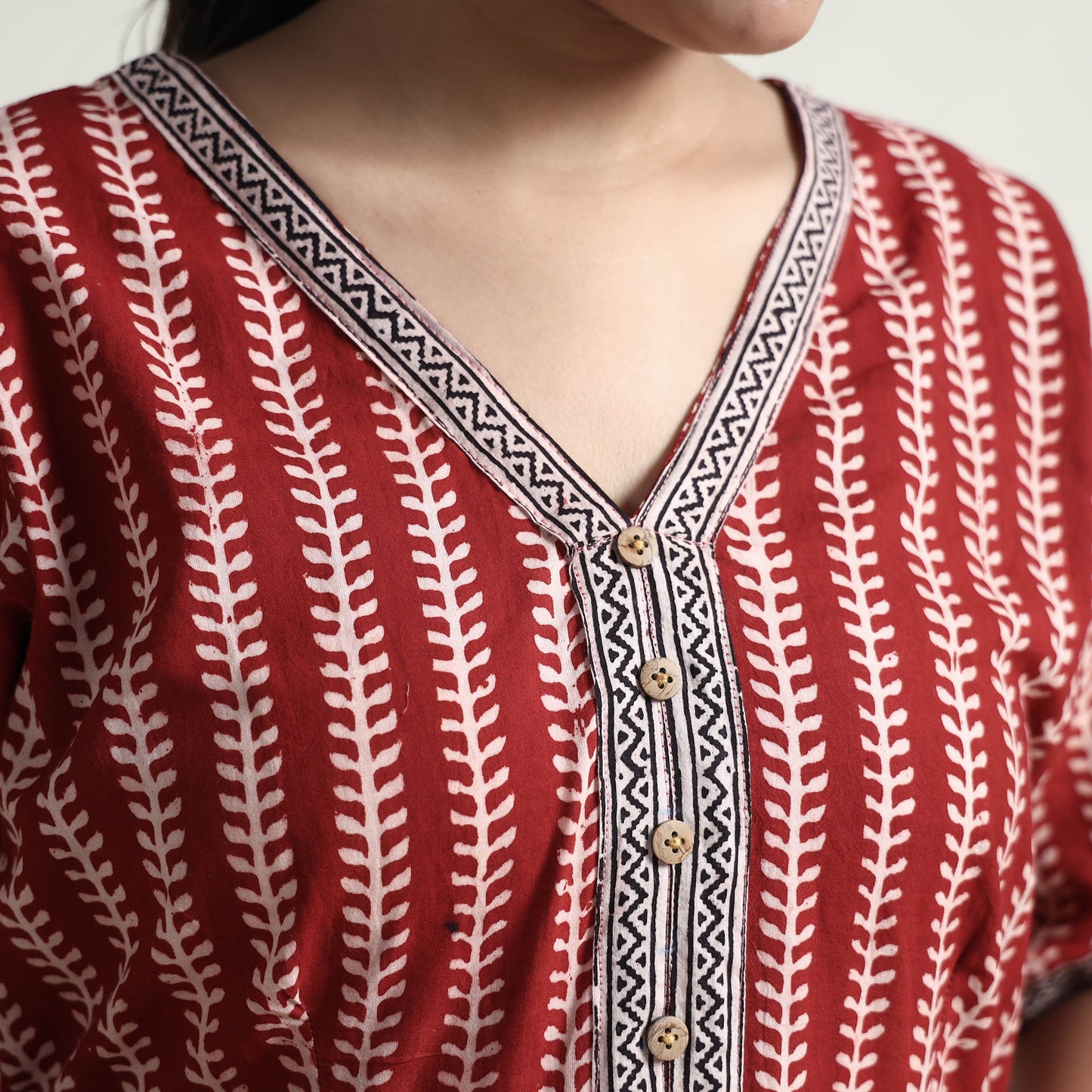 Bagh Block Printed Cotton Dress