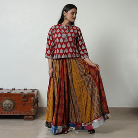  Bagh Print Skirt 