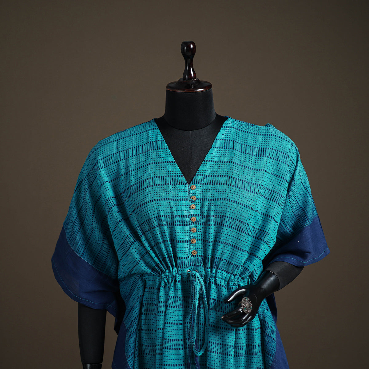 Jacquard Cotton Short Kaftan 128