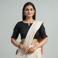 Buy Jacquard Weave Cotton Stitched Blouse 