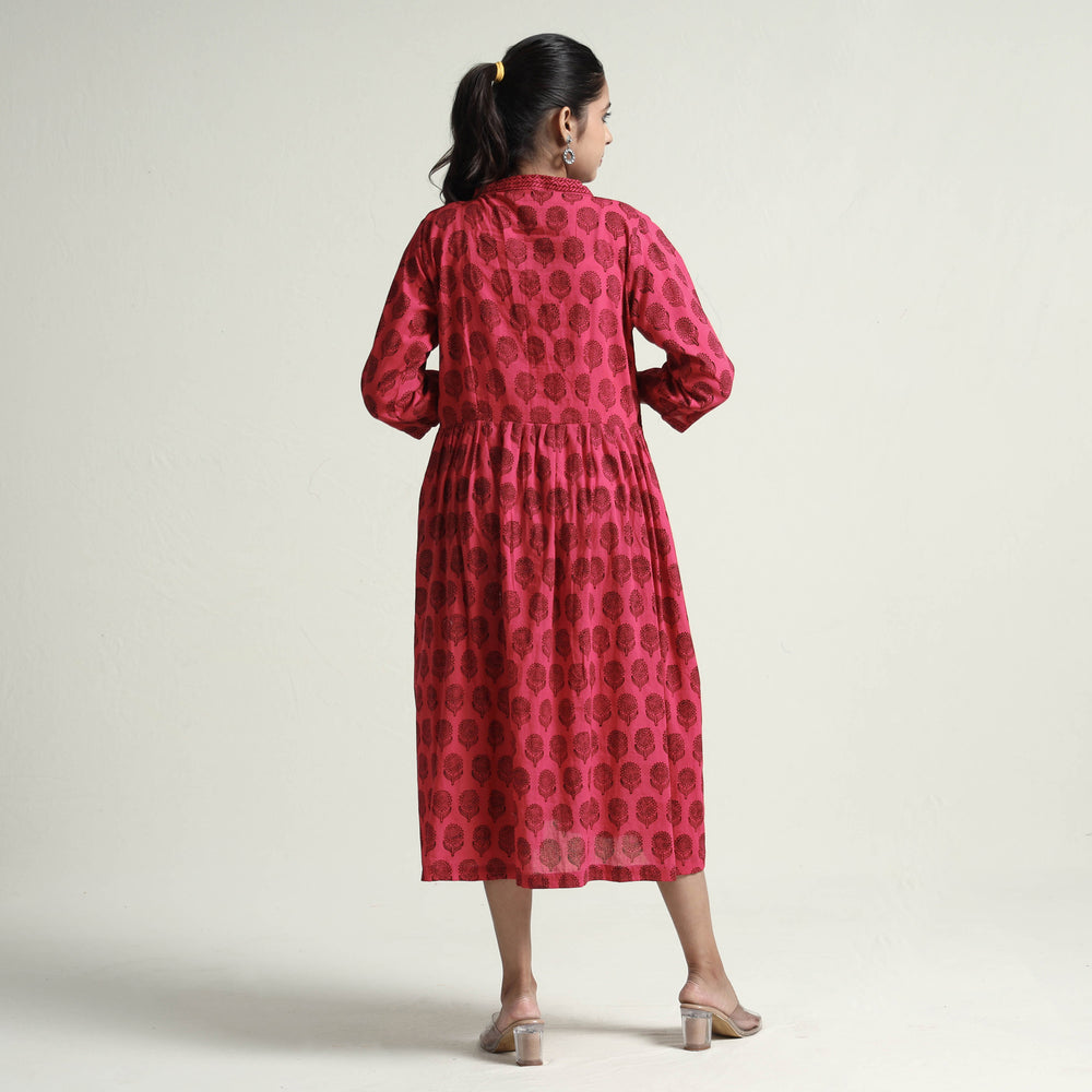 bagh printed cotton dress