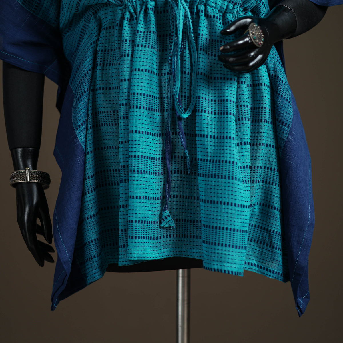 Jacquard Cotton Short Kaftan 128