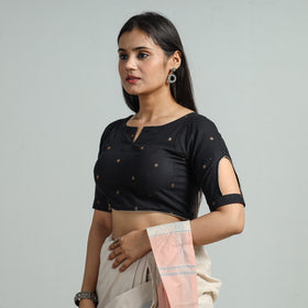 Buy Jacquard Weave Cotton Stitched Blouse 