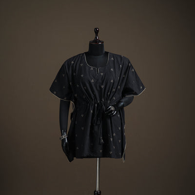 Jacquard Cotton Short Kaftan 129