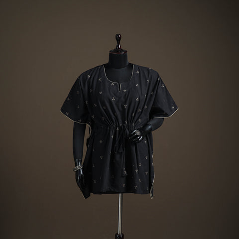 Jacquard Cotton Short Kaftan 129