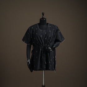 Jacquard Cotton Short Kaftan 129