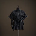 Jacquard Cotton Short Kaftan 130