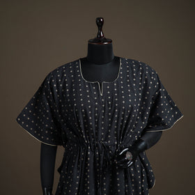 Jacquard Cotton Short Kaftan 130