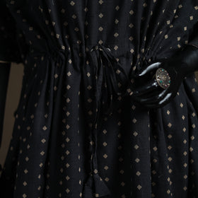 Jacquard Cotton Short Kaftan 130