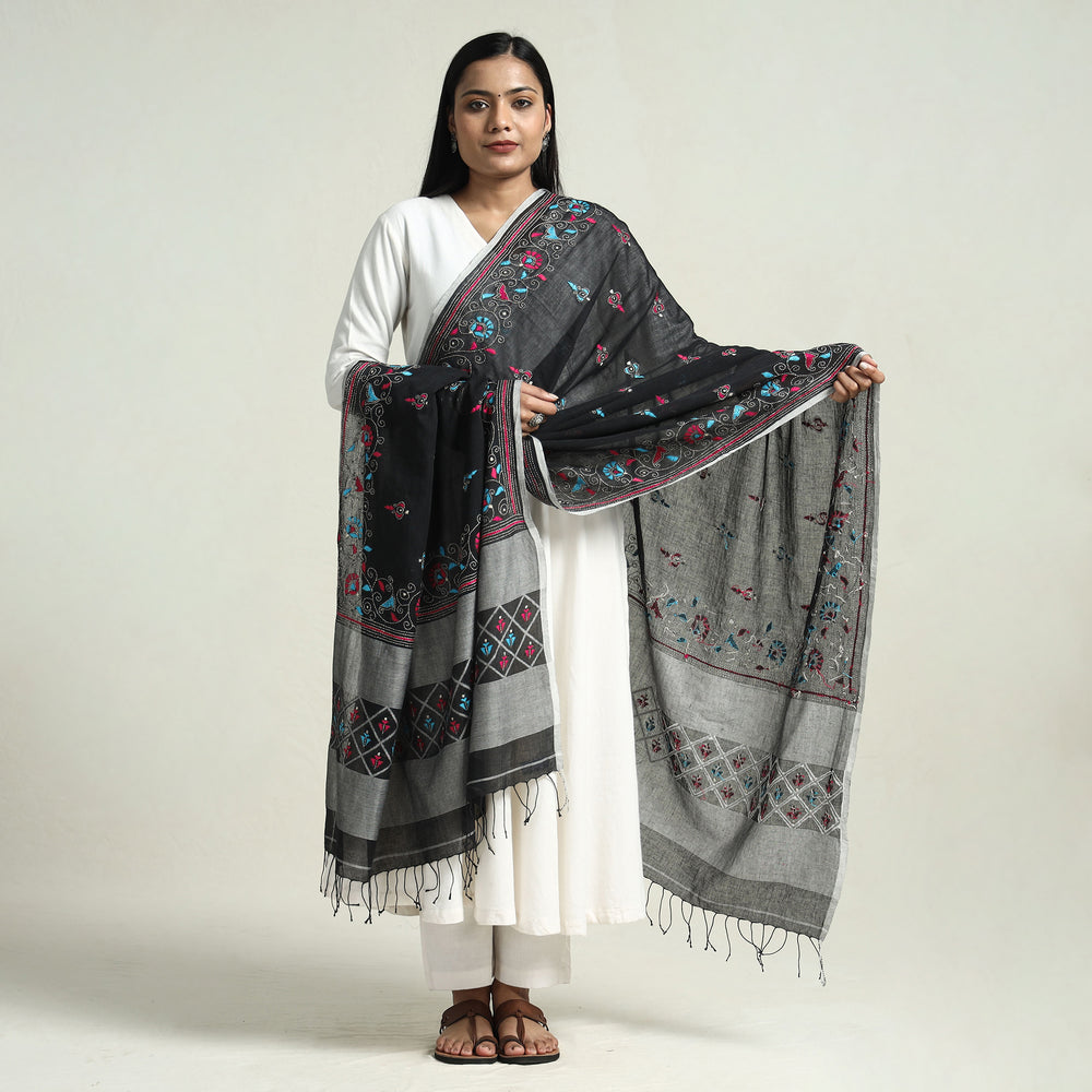 kantha embroidery dupatta