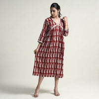 bagh printed cotton dress