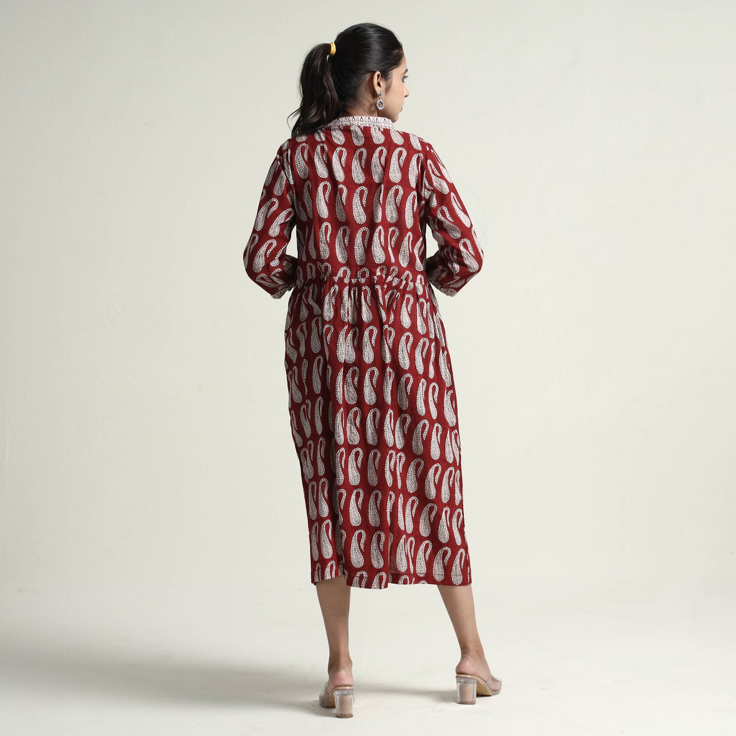 bagh printed cotton dress