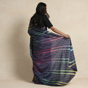  Leheriya Tie-Dye Tussar Silk Handloom Saree 