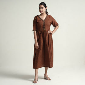  Bagh Block Printed Cotton Dress 