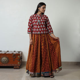 Buy Bagh Print Skirt Online l iTokri.com