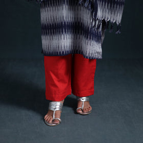 Pochampally Ikat Cotton Suit Set with Dupatta for Women 20