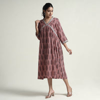 bagh printed cotton dress