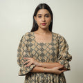 Buy Kalamkari Block Printed Cotton Tiered Dress 08 Online at iTokri.com