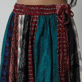 Multicolor - bagh skirt with 24 kali patchwork 08