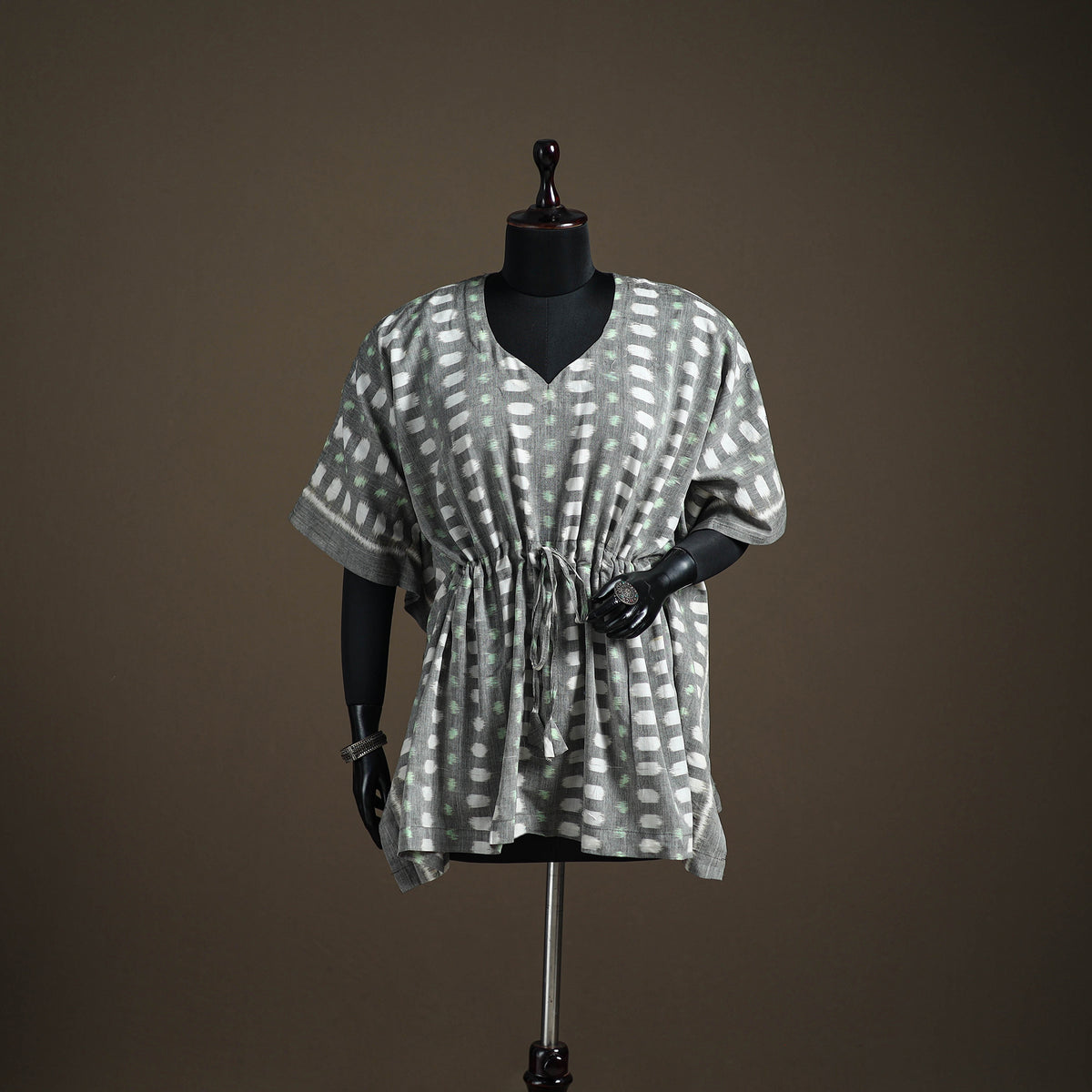 Pochampally Ikat Cotton Kaftan (Short) 138