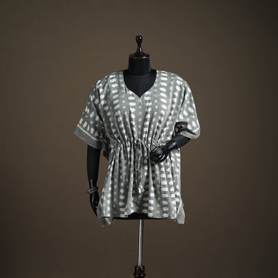 Pochampally Ikat Cotton Kaftan (Short) 138