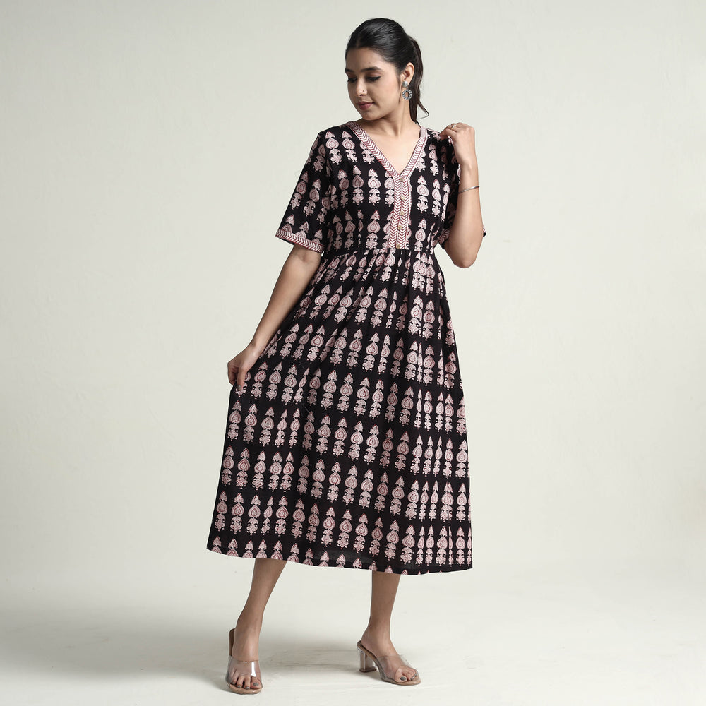 bagh printed cotton dress