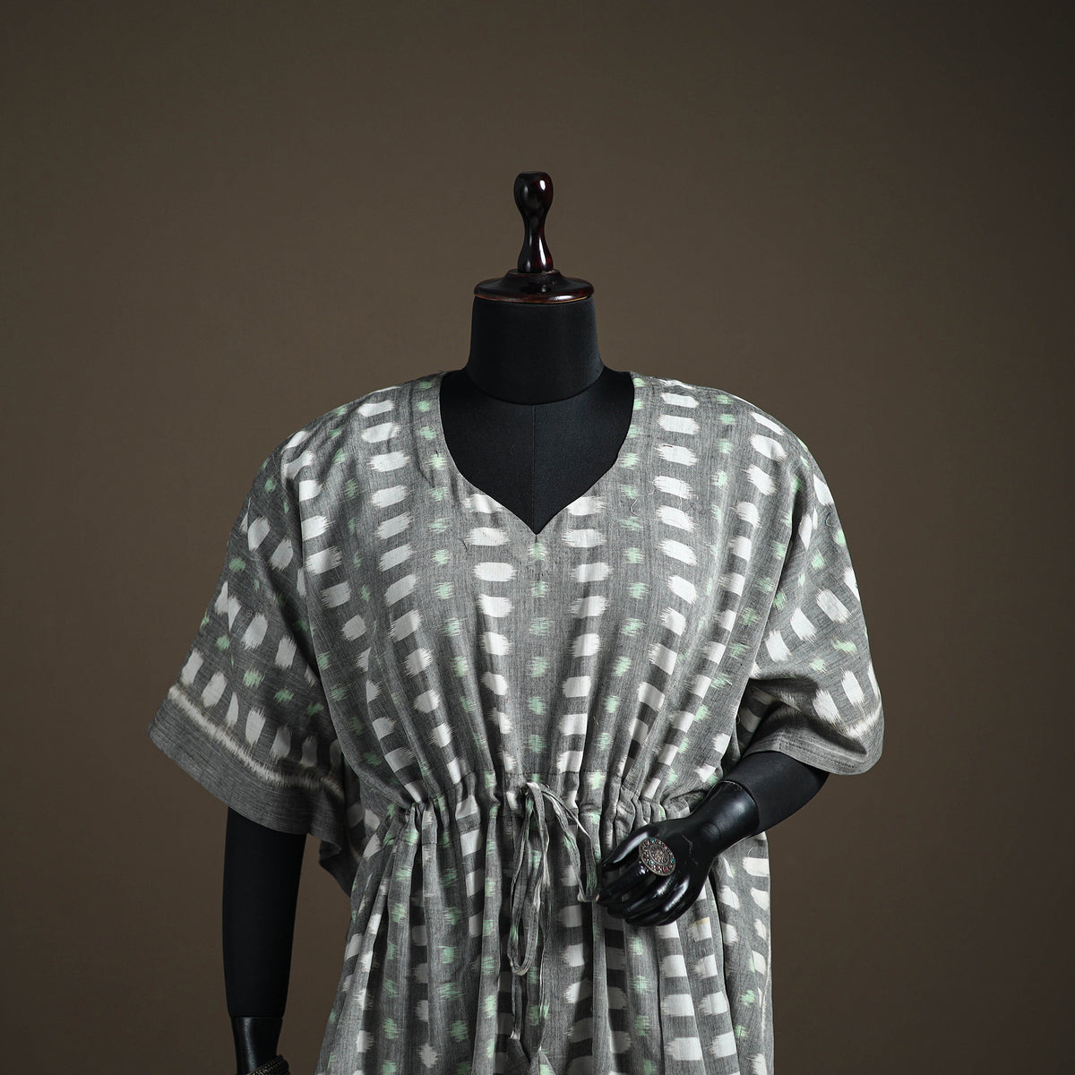 Pochampally Ikat Cotton Kaftan (Short) 138