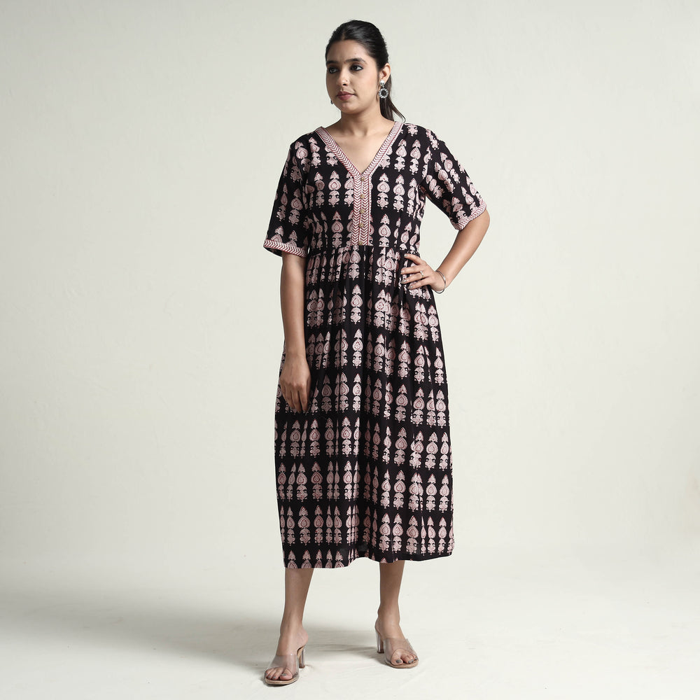 bagh printed cotton dress