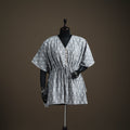 Pochampally ikat cotton kaftan (short) 137 - handcrafted