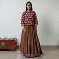 Multicolor - bagh skirt with 24 kali patchwork 05
