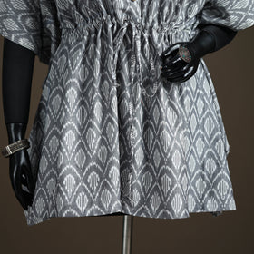 Pochampally ikat cotton kaftan (short) 137 - handcrafted