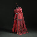 Bengal Kantha Hand Embroidery Silk Cotton Chapa Work Saree 61