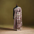 Bagru Hand Block Print Pure Mul Cotton Ready To Wear Saree 33