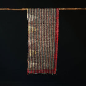 Bengal Kantha Handwork Patchwork Reversible Silk Stole 70