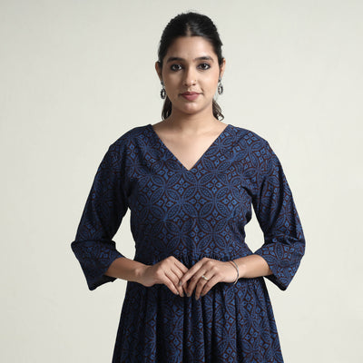 bagh printed cotton dress