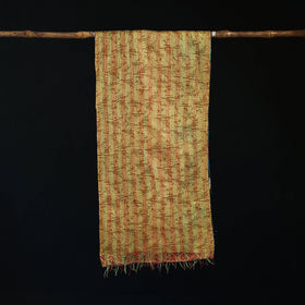 Bengal Kantha Handwork Patchwork Reversible Silk Stole 69