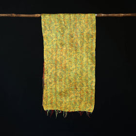 Bengal Kantha Handwork Patchwork Reversible Silk Stole 68