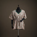 Kalamkari Hand Block Print Natural Dyed Cotton Kaftan (Short) 141